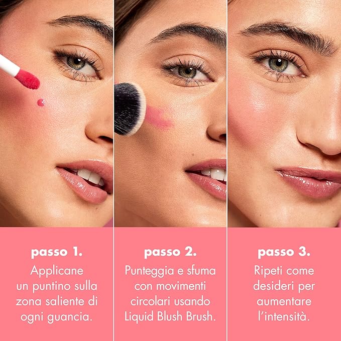 e.l.f. Camo Liquid Blush, Long-lasting Liquid Blush For High-pigment Color, Creates A Soft, Dewy Finish, Vegan & Cruelty-free, Comin' In Hot Pink-Velvo Beauty