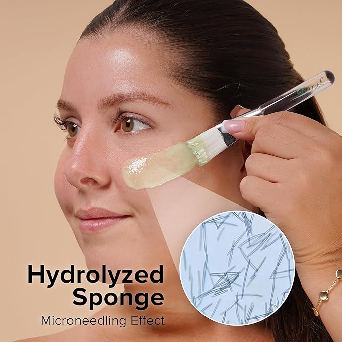 Ebanel Collagen Peptides Wash-Off Face Mask Set, 8 Pack Instant Skin Tightening and Lifting Masks, Brightening Face Mask with Niacinamide, Glutathione, Hyaluronic Acid, Vitamin C, Cica, B5, Albumen-Velvo Beauty