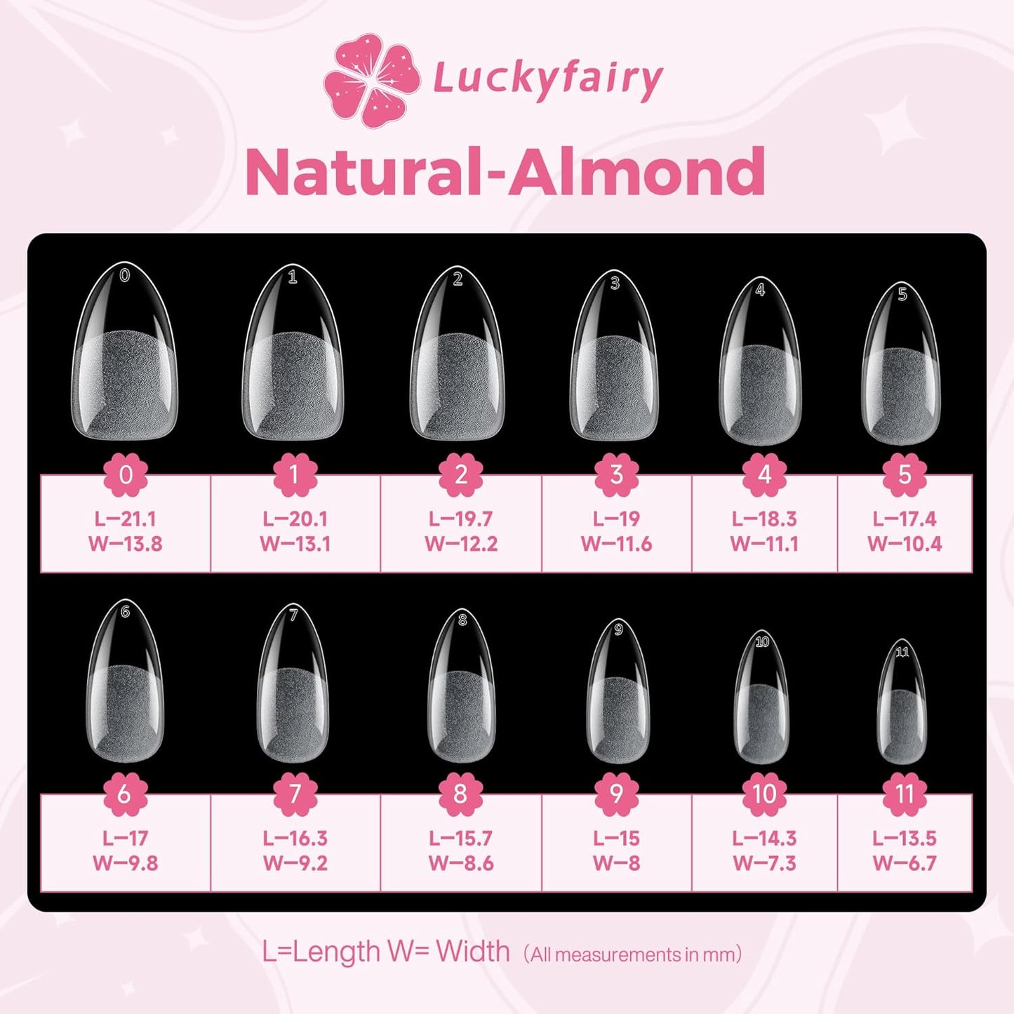 Almond Nail Tips: 240pcs Pointed Almond Soft Gel Nail Tips, Pre-shape Short Nails, Half Matte Full Cover Clear Acrylic Fake Press On Nails for Nail Extension Home Nail Art 12 Sizes Gelly Tips-Velvo Beauty