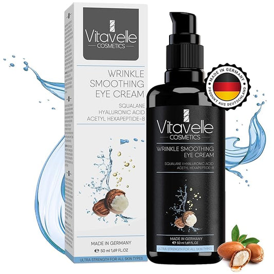 Eye Cream for Wrinkles - Eye Cream for Dark Circles and Puffiness and Wrinkle, Best Under Eye Cream for Wrinkles and Under Eye Wrinkle Repair, Anti Aging Skin Tightening Cream-Velvo Beauty