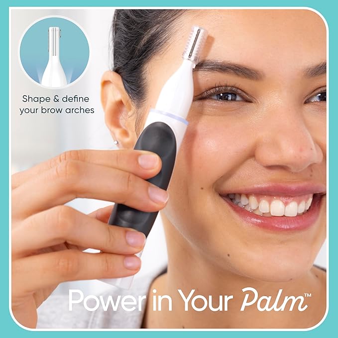 Conair GIRLBOMB Nose Hair Trimmer for Women, Face Hair Removal for Women, Battery Operated, Packaging May Vary-Velvo Beauty