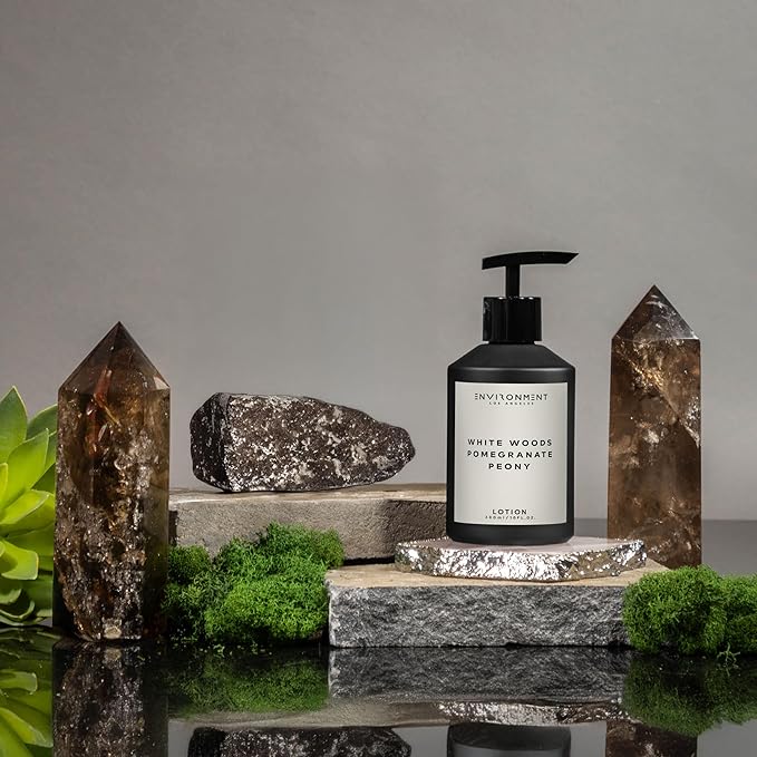 ENVIRONMENT Inspired by 5-Star Hotels ARH Lotion, 300ml Luxury Scented Lotion (White Woods | Pomegranate | Peony) Bathroom Luxury, Men & Women High-End Body Lotion, Hand Cream, Dry Skin Treatment-Velvo Beauty