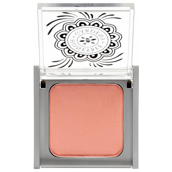 Honeybee Gardens Complexion Perfecting Blush in Tea Rose, Medium Spiced Peach, Vegan & Gluten-Free, 8.5g-Velvo Beauty