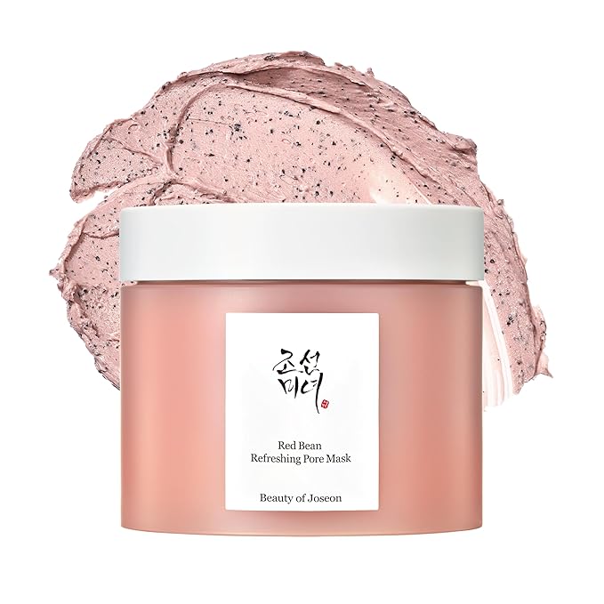 Beauty of Joseon Red Bean Pore Refreshing Mask Mud Cream Hydrating Wash Off Pack, Pore Cleansing Exfoliator, Korean Skin Care for Men and Women 140ml, 4.73 fl.oz-Velvo Beauty