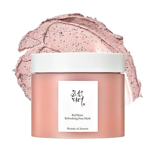 Beauty of Joseon Red Bean Pore Refreshing Mask Mud Cream Hydrating Wash Off Pack, Pore Cleansing Exfoliator, Korean Skin Care for Men and Women 140ml, 4.73 fl.oz-Velvo Beauty