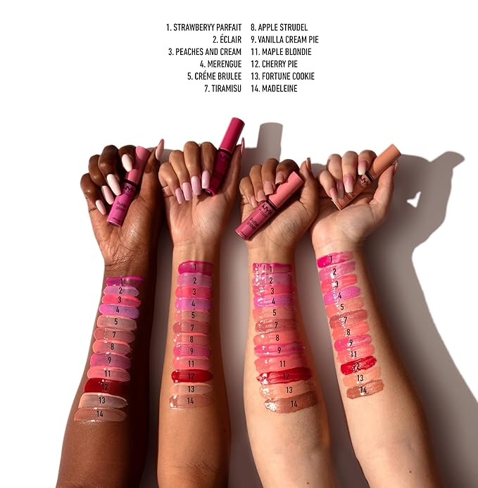 NYX PROFESSIONAL MAKEUP Butter Gloss, Non-Sticky Lip Gloss - Vanilla Cream Pie (Mauve)-Velvo Beauty