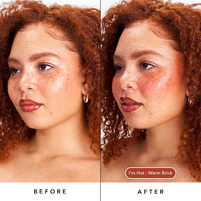 Sacheu Cheek STAY-N Liquid Blush for Cheeks — High Pigment, Buildable, Lightweight Cream Blush Infused With Squalane, for Dewy & Radiant Flushed Cheeks — Long-lasting & Cruelty Free, I'm Hot-Velvo Beauty