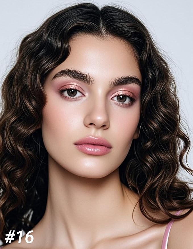 Erinde Shimmer Cream Eyeshadow Stick, Long Lasting Metallic Eye Shadow Sticks, Waterproof Creamy Glitter Eyeshadow Pencil, High Pigmented Blendable Neutral Eye Makeup, 16 Champagne Shimmer-Velvo Beauty