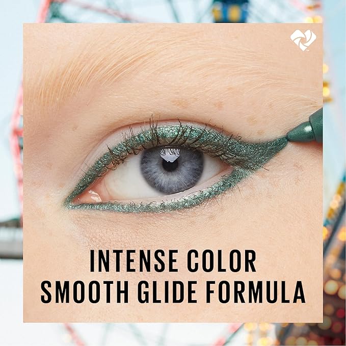 Maybelline TattooStudio Long-Lasting Sharpenable Eyeliner Pencil, Glide on Smooth Gel Pigments with 36 Hour Wear, Waterproof, Striking Navy, 1 Count-Velvo Beauty