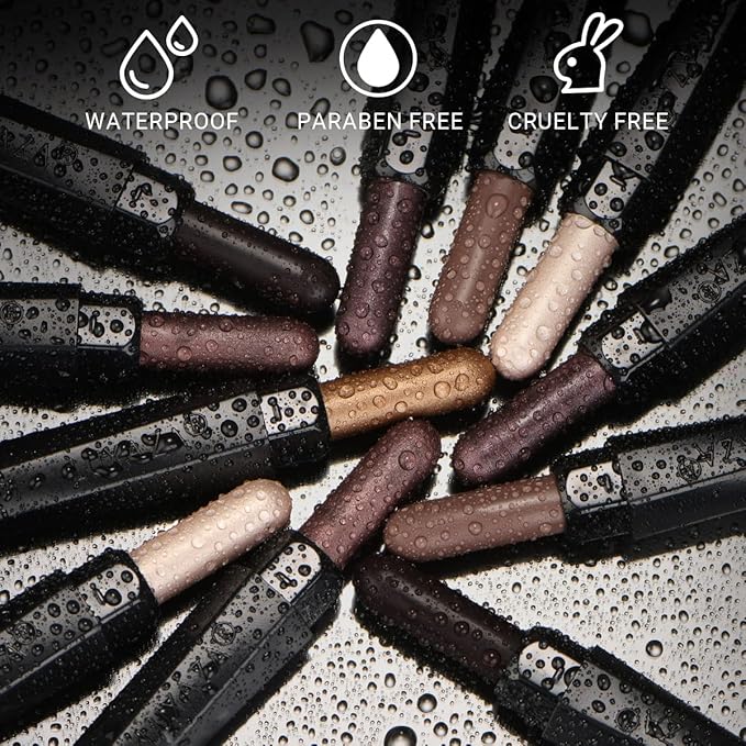 6PCS Cream Eyeshadow Stick Makeup Sets, Metallic And Matte Shimmer Eye Shadow Eye Brightener Stick Pencil Crayon, A02-Taupe Mauve-Velvo Beauty