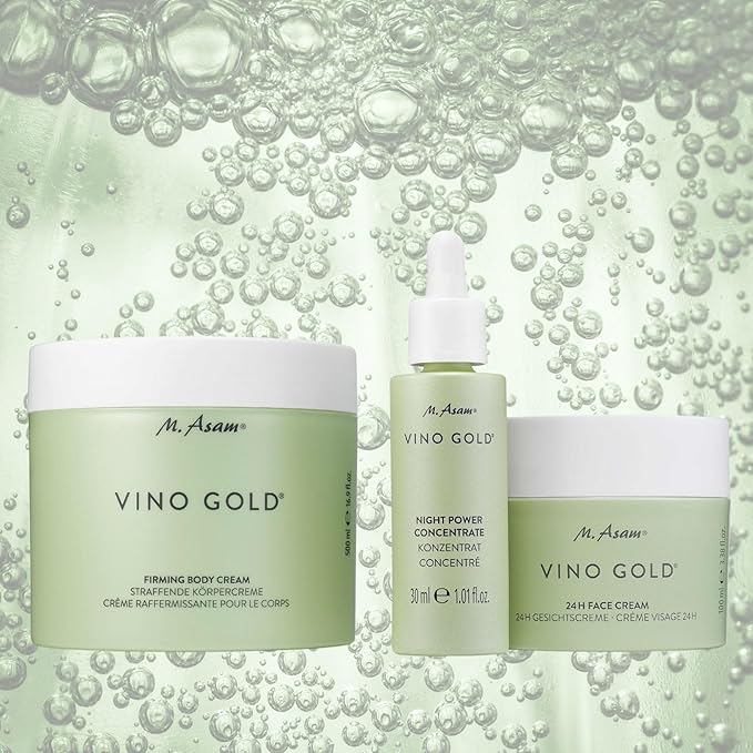 M. Asam VINO GOLD Eye Cream (0.67 Fl Oz), Eye Care Against Dark Circles For A Smoothed Eye Area, Anti-Aging Dark Circles Under Eye Treatment, With Caffeine & Hyaluronic Acid, Under Eye Cream-Velvo Beauty