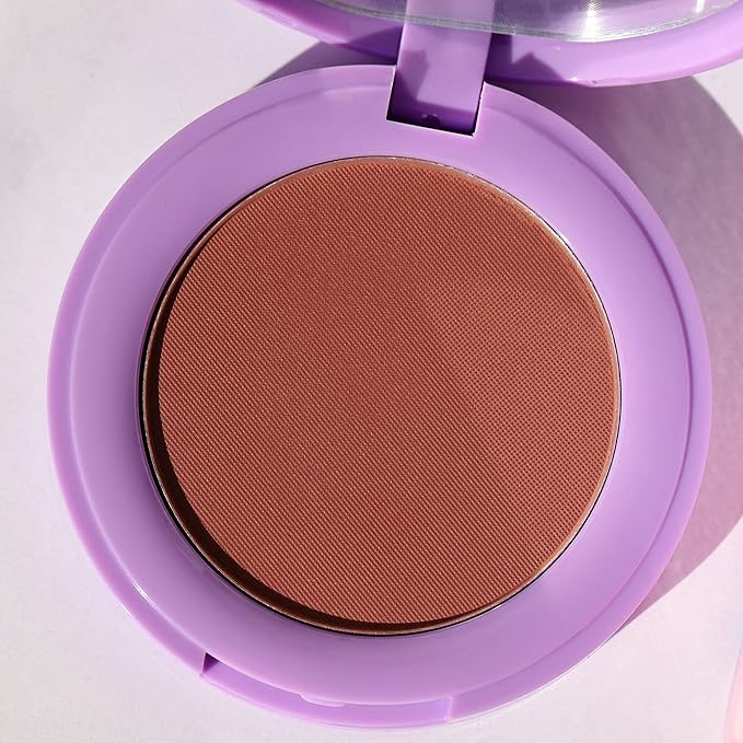 Half Caked In Bloom Powder Blush | vegan & cruelty-free, fragrance-free, highly pigmented, primer-infused | 3.8g (Day 'N' Nite)-Velvo Beauty