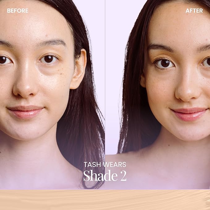Naked Sundays BeautyScreen™ SPF 50 Mineral Peptide Foundation Tint – 2-in-1 Skin Tint & Mineral Sunscreen | Radiant, Buildable Coverage, Acne-Safe, Infused with Peptides (2 Fair Sand, 1.01 oz)-Velvo Beauty