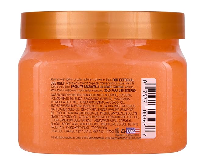 Tree Hut Sunkissed Poppy Shea Sugar Scrub | Exfoliating Body Scrub Removes Dead, Dry Skin for a Soft & Hydrated Feel | Nourishing Essential Body Care | 18 fl oz.-Velvo Beauty