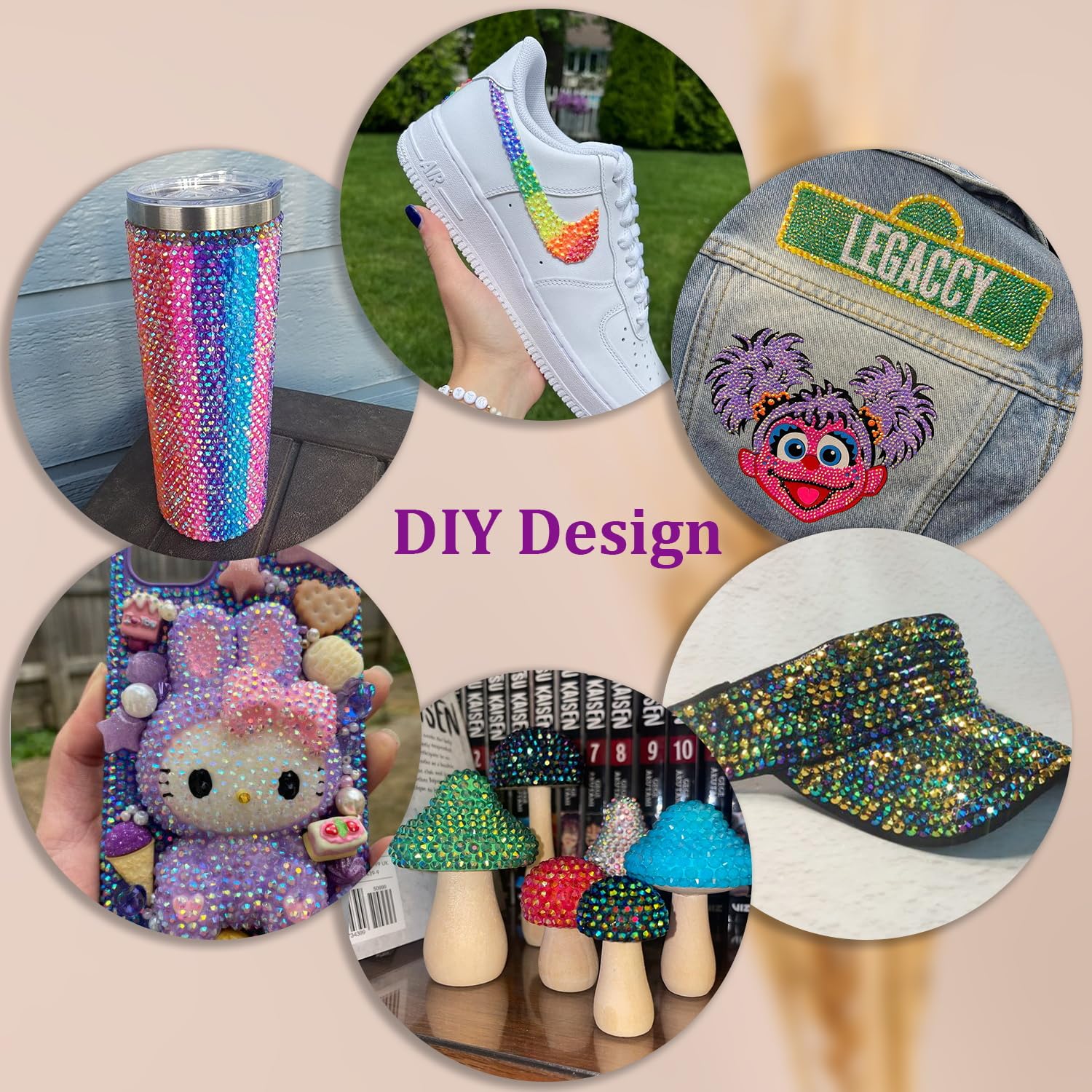 Resin Jelly Rhinestones for Crafting with B7000 Jewelry Glue, 2 Boxes Purplish Black AB Flatback Crystals with 3Pcs 10ml Glue, Bedazzling Non Hotfix Gems for DIY Tumblers Clothing Shoes Manicure-Velvo Beauty