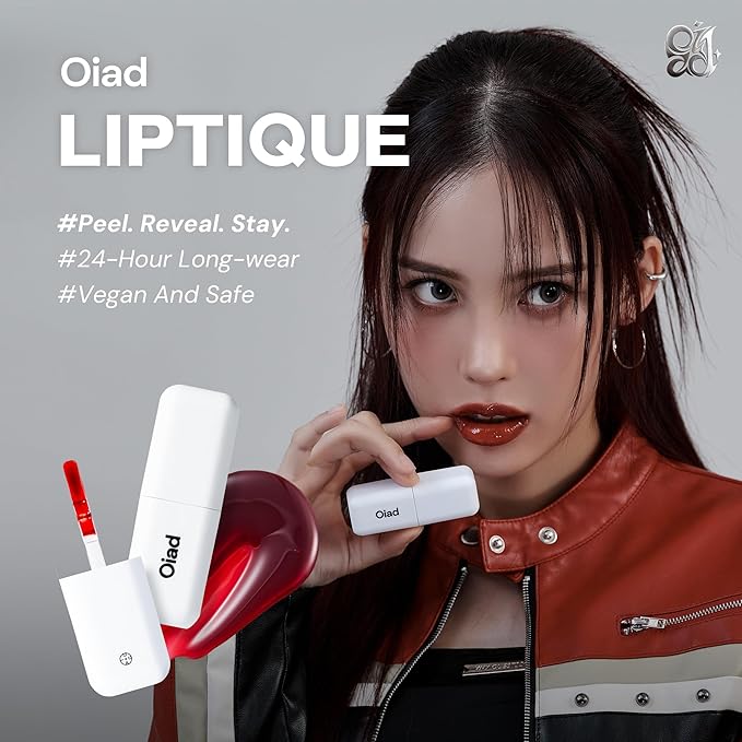 Liptique Korean Lip Stain Peel Off - 24 Hour Long Lasting Lip Tattoo, Waterproof & Transfer Proof, Nourishing & Hydrating Lip Tint for Women, Instant Plumping Lip Tints Peel Off (006 WINTTO)-Velvo Beauty