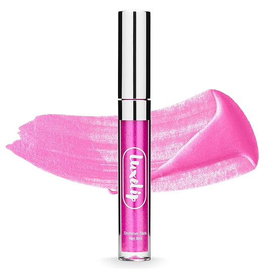 LuxeLip™ Matte Lipstick, Hydrating Non-Sticky Lip Gloss for Luminous Shine & Moisturized Lips, Lightweight, Long-Lasting Glossy Finish, Cruelty-Free Lip Makeup for Women (Punchy Pink, 8ml)-Velvo Beauty