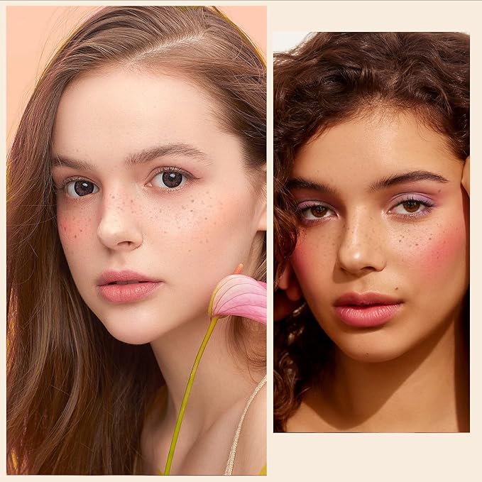 Freckle Cushion Natural Like Freckle Makeup Fake Freckles Pen Waterproof Long Lasting Quick Dry, Get Sun-kissed Stars Makeup Freckle in One Press, Fresh Brown, 15g-Velvo Beauty