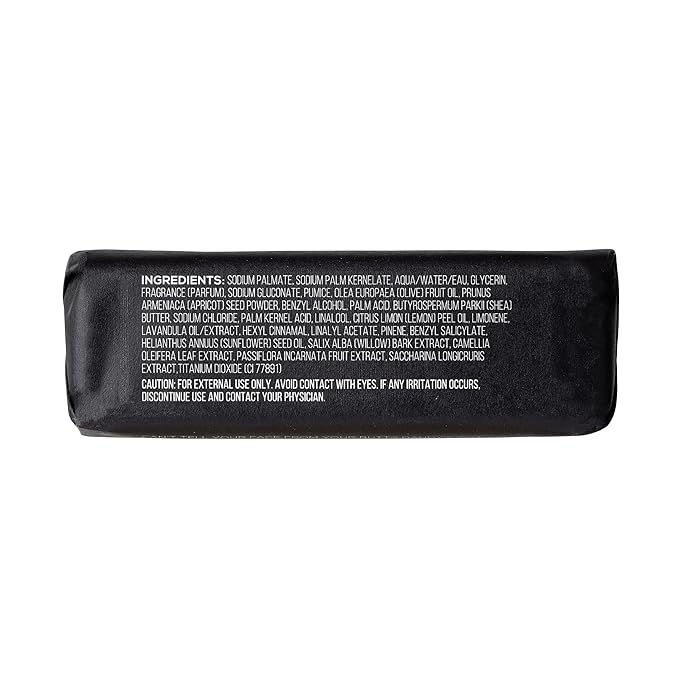 MARLOWE. No. 069 Butt Face Mens Soap, 7 Oz, Double Sided Moisturizing & Body Exfoliator Bar Soap with Pumice & Apricot Seed Powder, Crisp Sea Air, Fresh Sage + Cedarwood Scent-Velvo Beauty