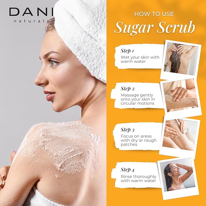 Naturals Sugar Scrub - Gently exfoliates with organic cane sugar, leaving skin soft and radiant. Infused with grapefruit and ginger, it deeply moisturizes. 14 oz-Velvo Beauty