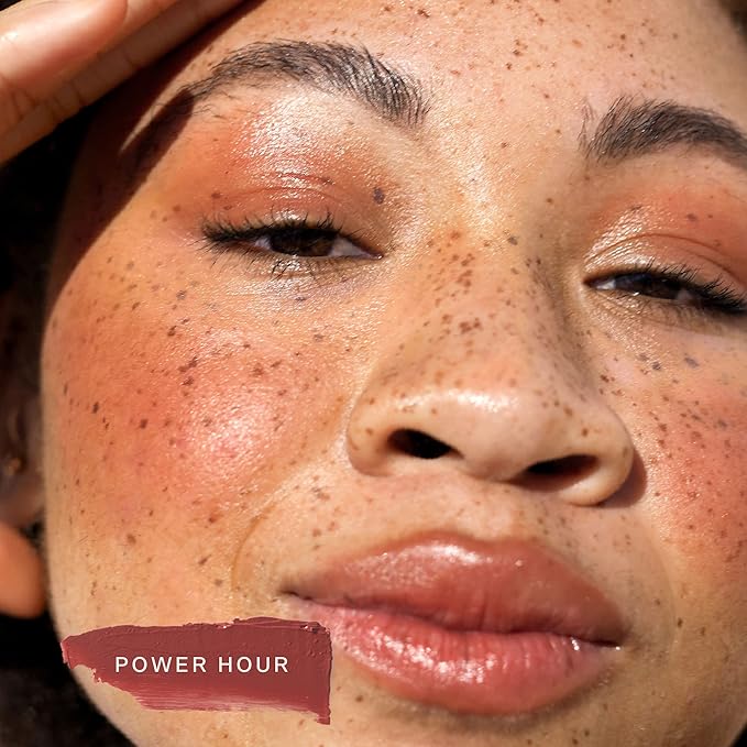 Tower 28 Beauty BeachPlease Cream Blush for Cheeks and Lips - Multi-Purpose Lip and Cheek Tint in Orange Blush - for Sensitive Skin – Color POWER HOUR, Luminous Finish-Velvo Beauty