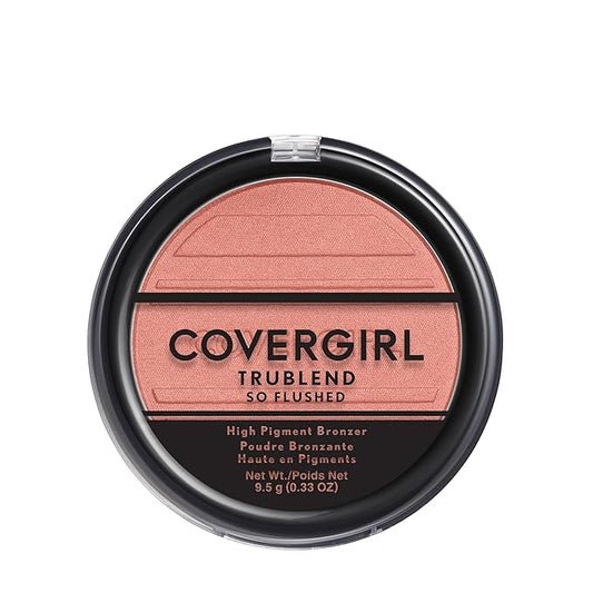 COVERGIRL Trublend So Flushed Coral Crush, Pressed, 0.33 Oz-Velvo Beauty