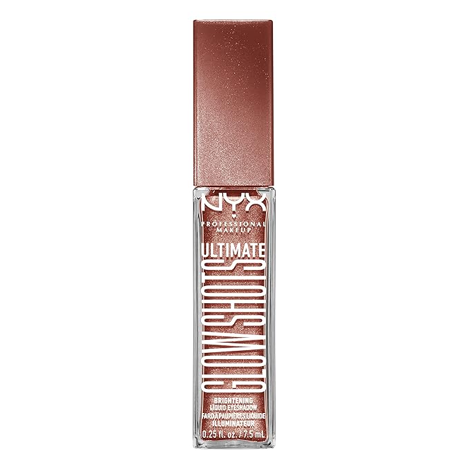 NYX PROFESSIONAL MAKEUP Ultimate Glow Shots, Liquid Eyeshadow, Long-Lasting Shimmer Eye Shadow with Vitamin C - Mango Moment-Velvo Beauty