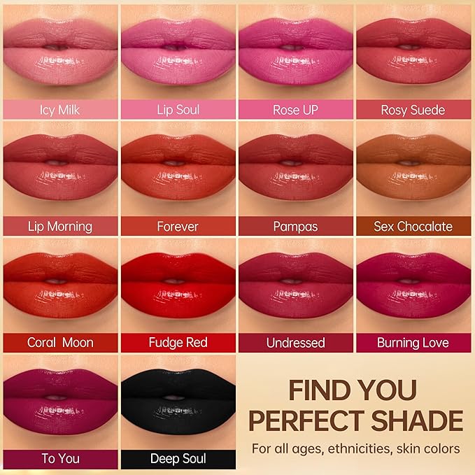 MAKI YIKA Pink Lipstick for Women Moisture Hydrate Lipsticks Glossy Light Pink Lipsticks Sheer Finish Lightweight Tinted Lip Balm (Z07 Lip Soul)-Velvo Beauty