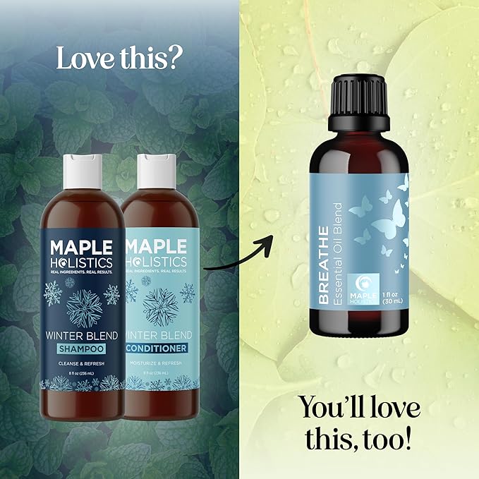 Sulfate Free Hard Water Shampoo and Conditioner - Hard Water Hair Treatments of Product and Minerals with Five Mint Essential Oils for Replenishing Hydration and Hair Shine - Paraben & Cruelty Free-Velvo Beauty