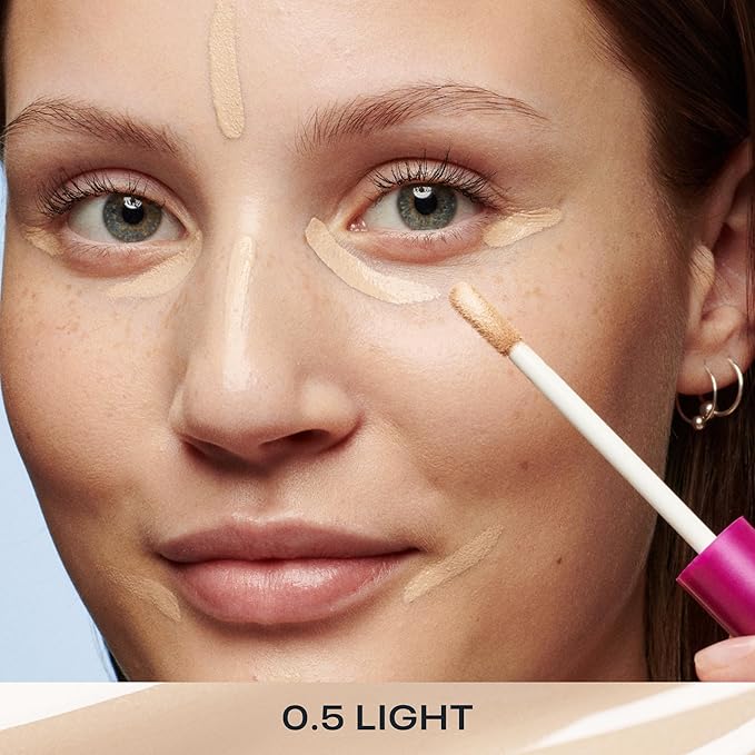 Lumene Under Eye Concealer - CC All-Over Hydrating Concealer with Medium Coverage - Multi-Tasking Under Eye Makeup Infused with Hyaluronic Acid with a Skin-Like Finish - 0.5 Light (0.3 fl oz)-Velvo Beauty