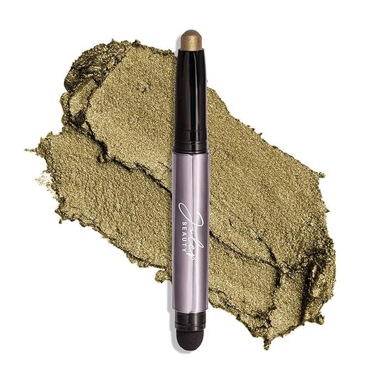 Julep Eyeshadow 101 Cream-to-Powder Waterproof Shadow Stick – Khaki Green Shimmer – Long-Lasting, Crease-Proof, Taupe Green Shimmer Cream Eyeshadow with Built-in Smudger-Velvo Beauty