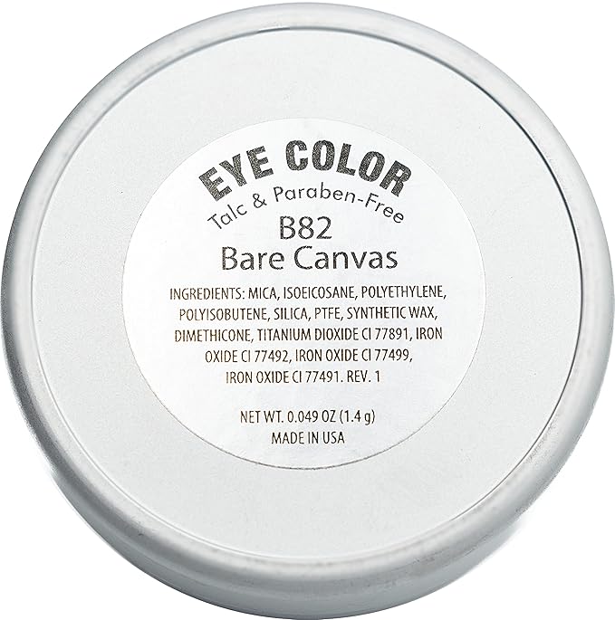 Bare Canvas Beige Neutral Naked Bare Matte Pressed Powder Single Vegan Eyeshadow; Talc, Paraben & Cruelty Free-Velvo Beauty