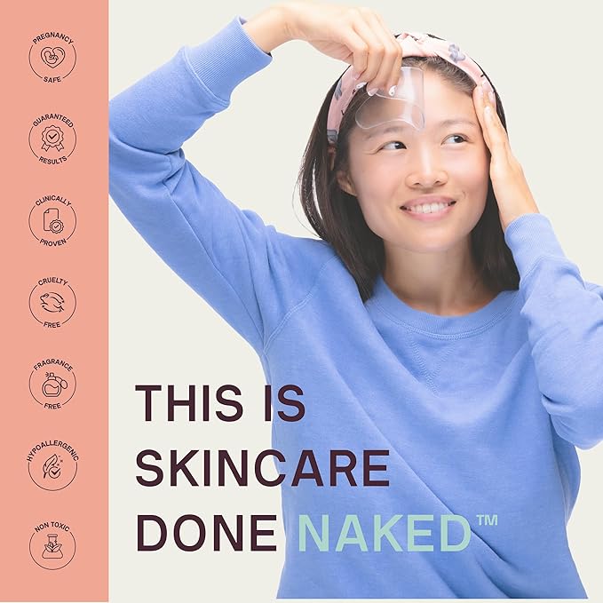 Dermaclara Silicone Facial Patches - Anti-Wrinkle Face Patches for Frown, Smile Lines & Forehead, Reusable Overnight Silicone Wrinkle Pads, Up to 30 Uses - 4 Under Eye Patches & 1 Forehead Patch-Velvo Beauty