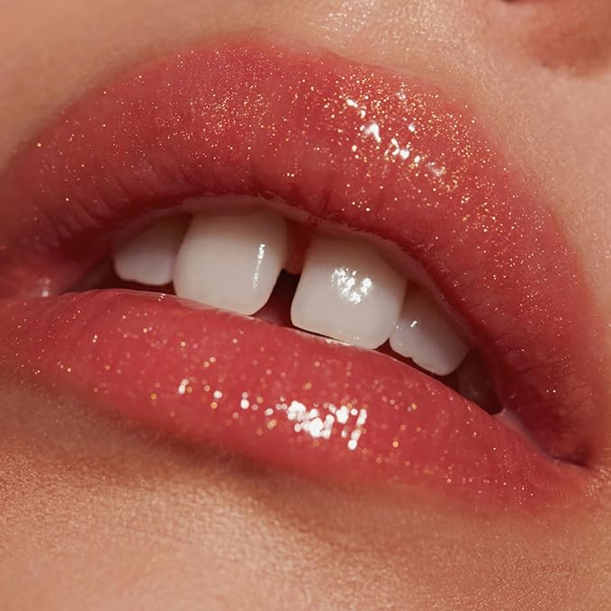 Live Tinted Huegloss High-Shine Lip Gloss - Hydrating, Non-Sticky, Moisturizing Lip Gloss with Hyaluronic Acid, Coconut Oil, and Shea Butter For a Soft Barrier & Seals in Moisture - Soft Shimmary Pink-Velvo Beauty