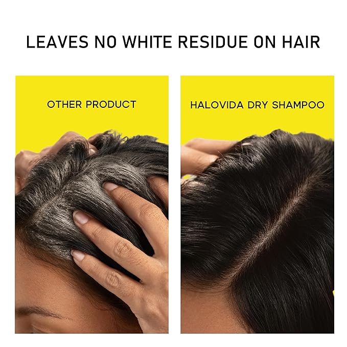 Dry Shampoo for Women, Travel Size Dry Shampoo Spray for Dark Hair Leaves No White Residue, Absorb Oils, Volumizing & Refresh Hair for 72 Hours, 2.03 Fl Oz-Velvo Beauty