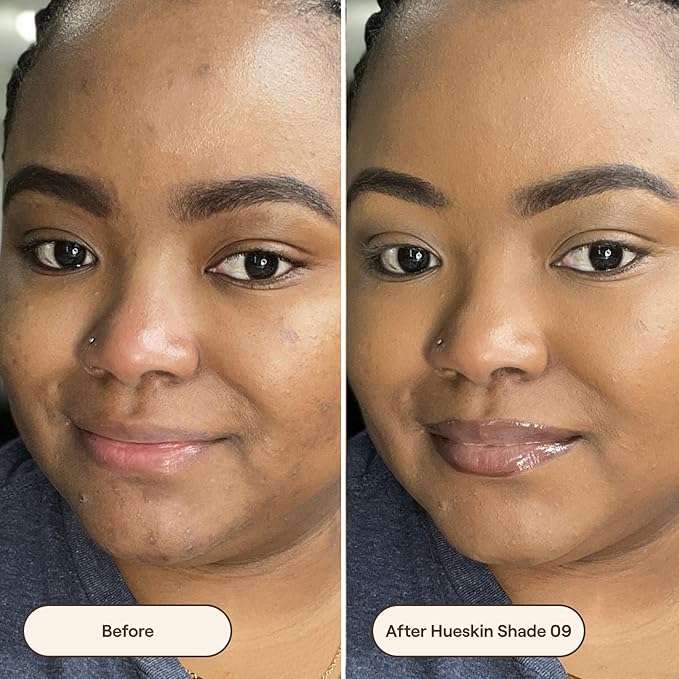 Live Tinted Hueskin Serum Concealer - Medium-to-Full Coverage Concealer with Niacinamide, & Hyaluronic Acid for Dark Circles, Fine Lines & Wrinkles, Buildable Long-Lasting Formula, 0.35 oz Shade 9-Velvo Beauty