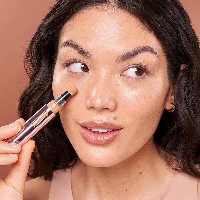Mally Beauty - The Plush Pen Brightening Concealer Stick - Tan - Hydrating Turmeric, Vitamin E, and Hyaluronic Acid Infused Formula - Medium Buildable Coverage with a Natural, Smooth Finish-Velvo Beauty