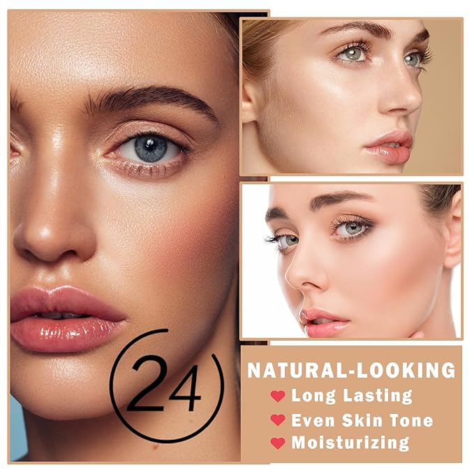 Color Corrector Palette Concealer Contour Palette Natural Brighten Long Lasting Highlighter Correcting Concealer Cream Foundation Palette For Flawless Skin Tone (Set A + Brush #270)-Velvo Beauty
