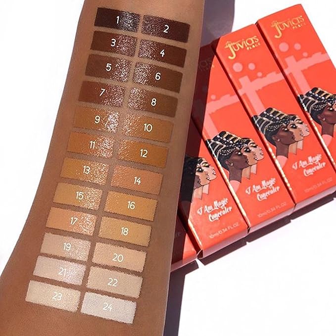 Juvia's Place I Am Magic Liquid Concealer - J14 Tan w/Warm Undertone/0.34 fl oz, Full Coverage Concealer, Makeup Concealer, Hydrating Concealer, Waterproof Concealer, Long Wear Concealer-Velvo Beauty