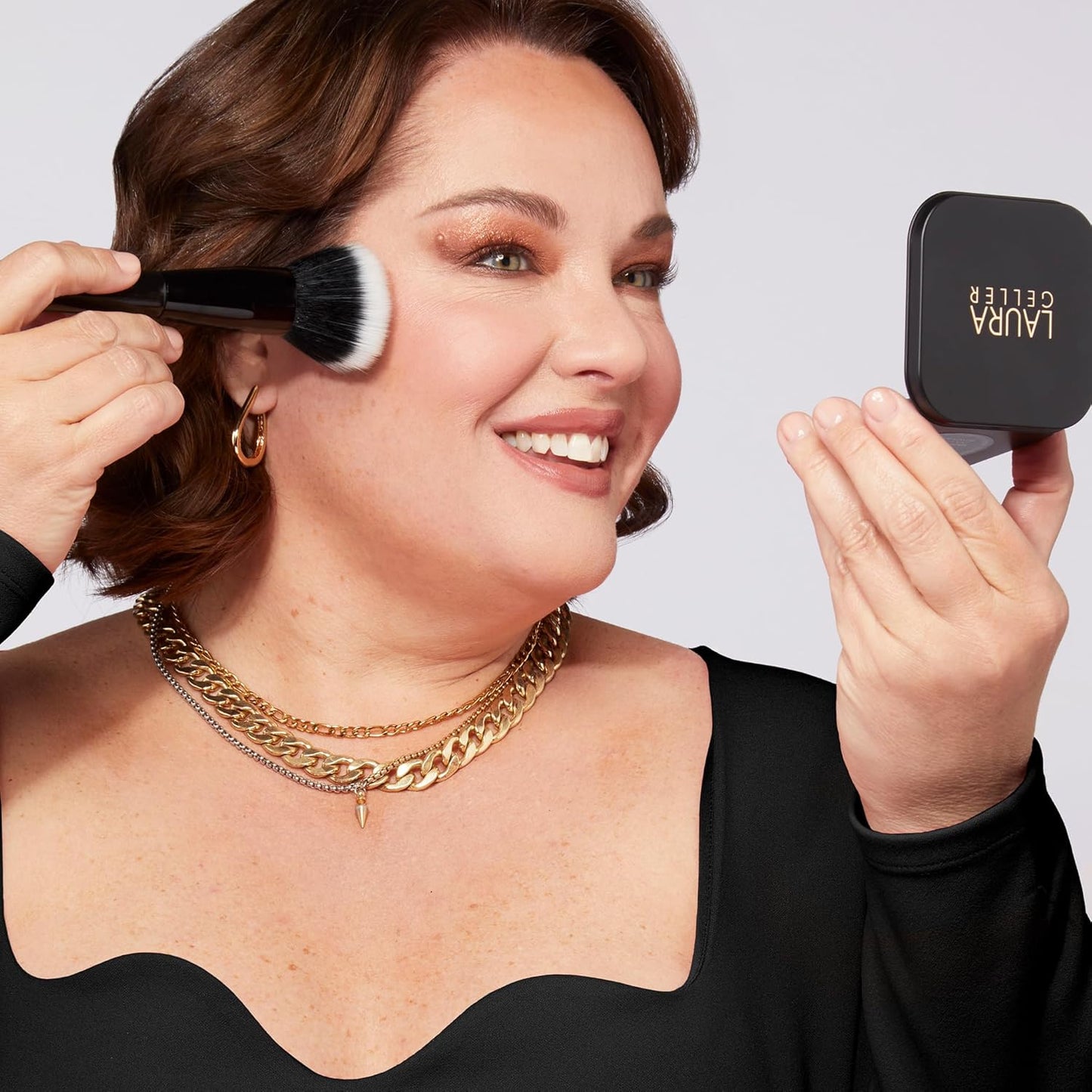 LAURA GELLER NEW YORK Matte Maker Pressed Setting Powder - Translucent - Setting Powder & Finishing Powder - Oil-Control - Filter-Like Matte Finish - All Skin Types-Velvo Beauty