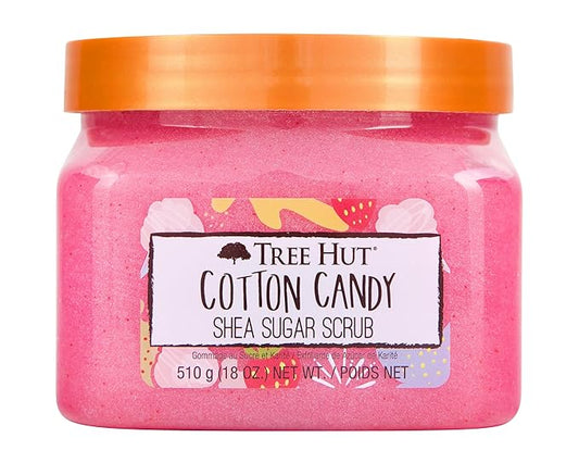 Tree Hut Cotton Candy Shea Sugar Scrub, 510 Grams-Velvo Beauty
