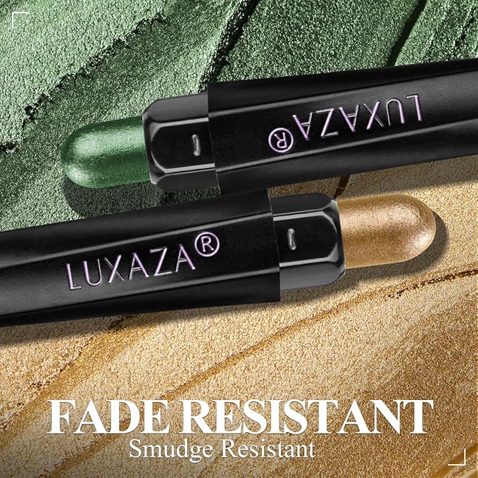 Neutral Eyeshadow Stick Makeup Set, Metallic Shimmer Matte Cream Eye Shadow Eyeliner Brightener Pencil Crayon - Classic 6PCS A013-Velvo Beauty