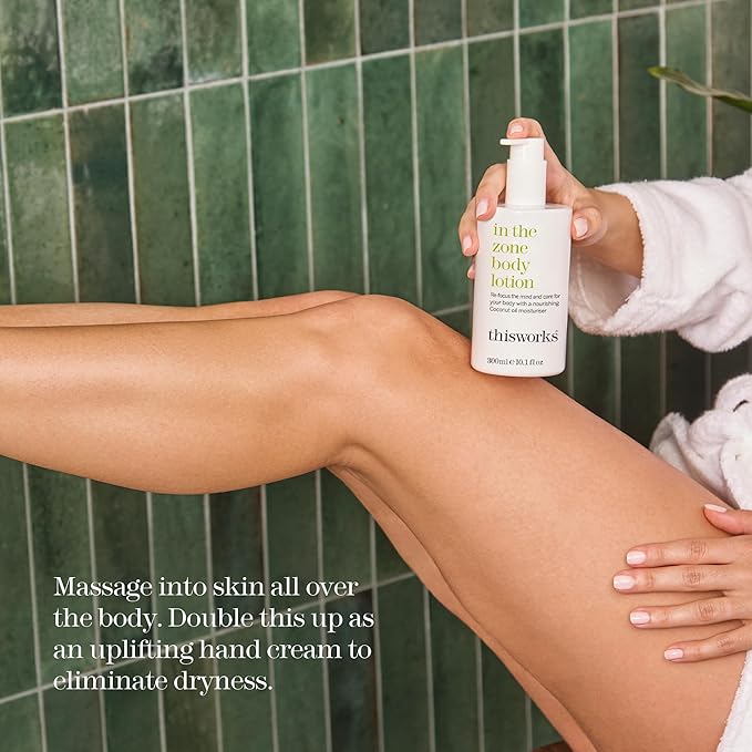 THISWORKS In The Zone Body Lotion, Natural Therapeutic Lotion, 300ml, 10.1 fl. oz-Velvo Beauty