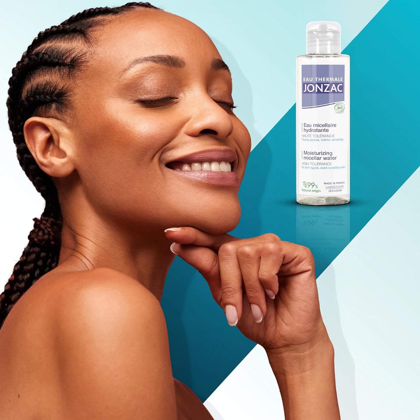 99% Organic Micellar Water - Natural Eye & Face Makeup Remover - Hydrating Thermal Water - for Sensitive Skin - Non-Toxic - Agua Micelar Orgánica - Travel Size - 3.38 Fl Oz-Velvo Beauty