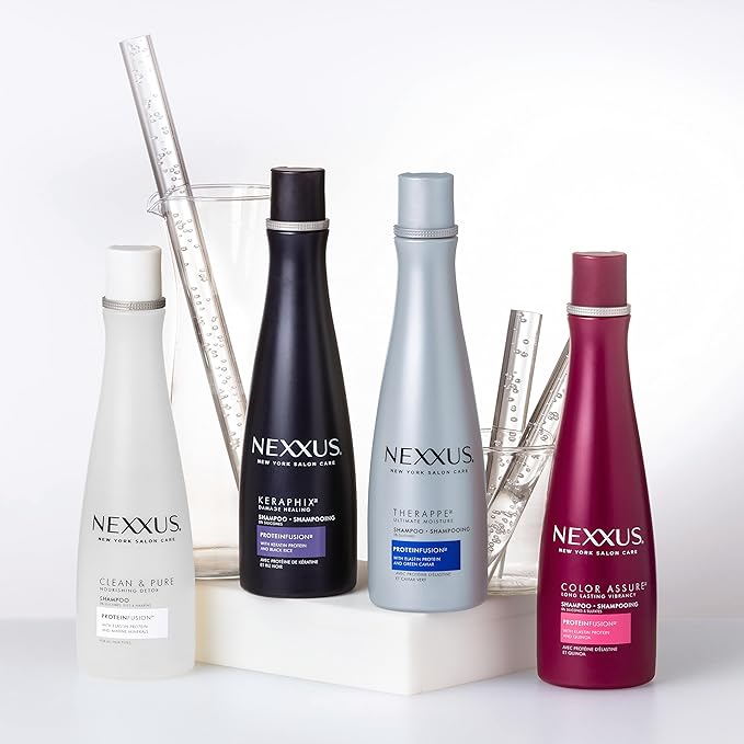 Nexxus Clean and Pure Clarifying Shampoo With ProteinFusion, For Nourished Hair Paraben-Free 13.5 oz-Velvo Beauty