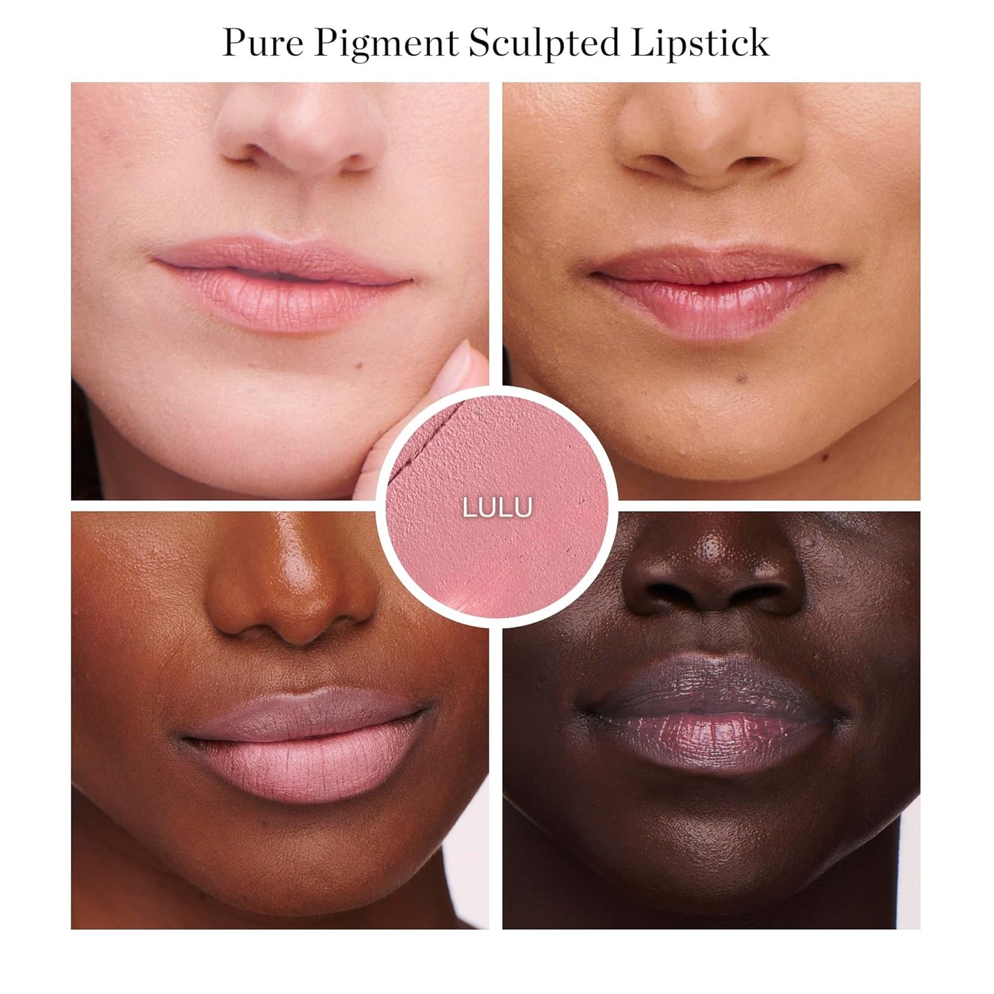 Ogee Full Bloom Sculpted Lipstick (Lulu - White Pink) - Long Lasting Organic Lipstick with Jojoba Oil & Micro Hyaluronic Acid - 70% Organic Ingredients & Made in USA-Velvo Beauty