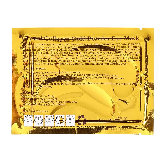 Under Eye Patches(30 Pairs), 24K Gold Collagen Under Eye Masks For Dark Circles and Puffiness, Moisturizing & Hydrating Eye Patches For Puffy Eyes, Reduce Under Eye Bags, Anti-Aging Eye Care Treatment-Velvo Beauty