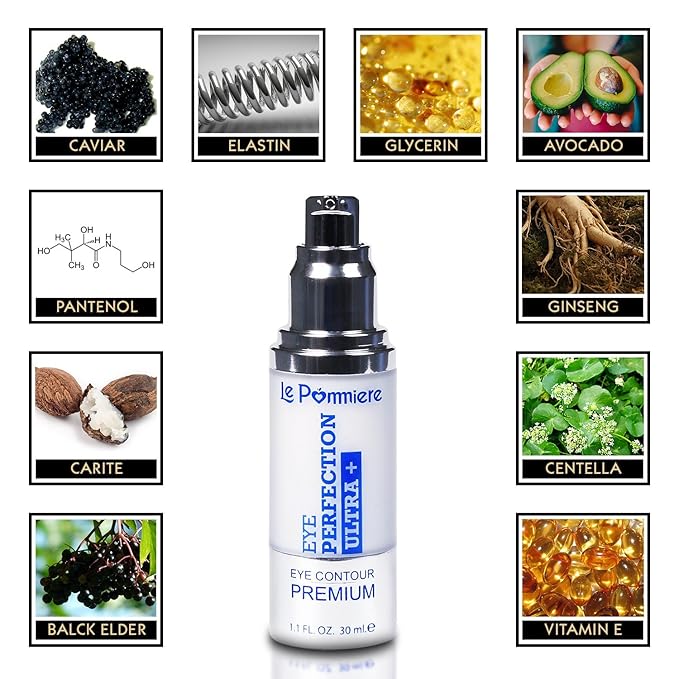 under eye cream 1.1 fl oz. Anti bags, dark circles and puffiness. Anti age, crow's feet. Vitamin E. eye contour anti wrinkle. Moisturizer for face and skin-Velvo Beauty