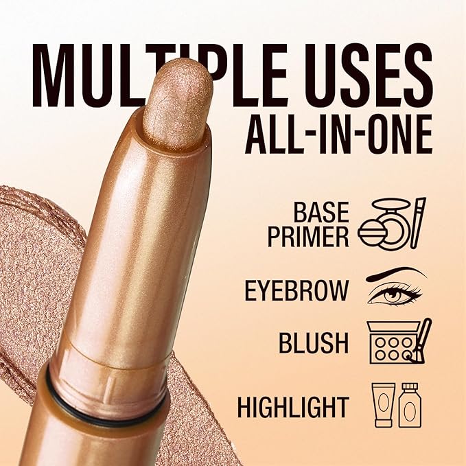 LANGMANNI Eyeshadow Stick,4 PCS Waterproof Multi-Color Eyeshadow Pen Set,Creamy Long-Lasting Eye Makeup Kit,Natural & Shimmer Shades Contour Stick,Gifts For Women (#6+10+11+21-4Colors)-Velvo Beauty