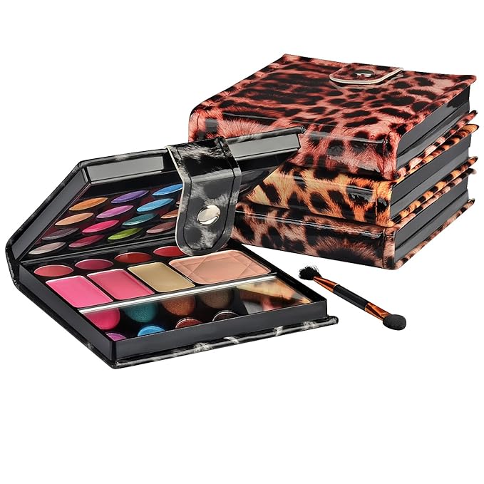 Professional Makeup Kit Eyeshadow Palette Lip Gloss Blush Concealer,29 Color-Velvo Beauty